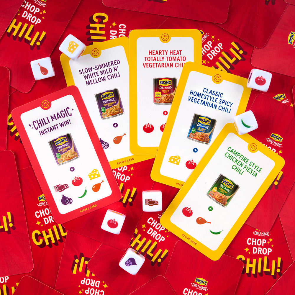 Chop. Drop. Chili! Card and Dice Game