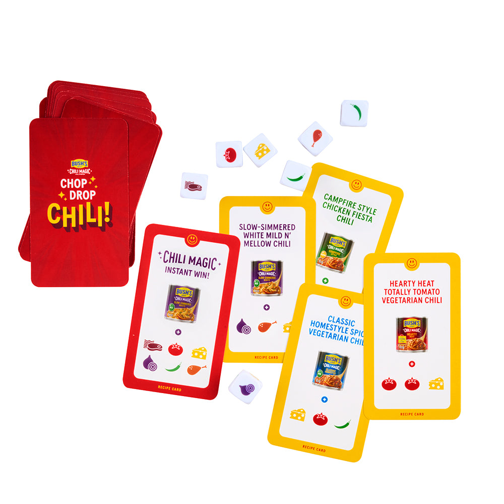 Chop. Drop. Chili! Card and Dice Game