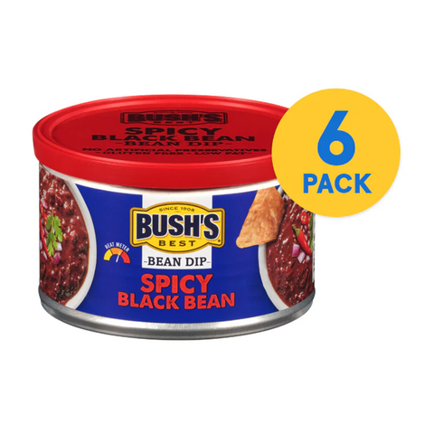 Spicy Black Bean Bean Dip (9.5oz) — 6 Pack