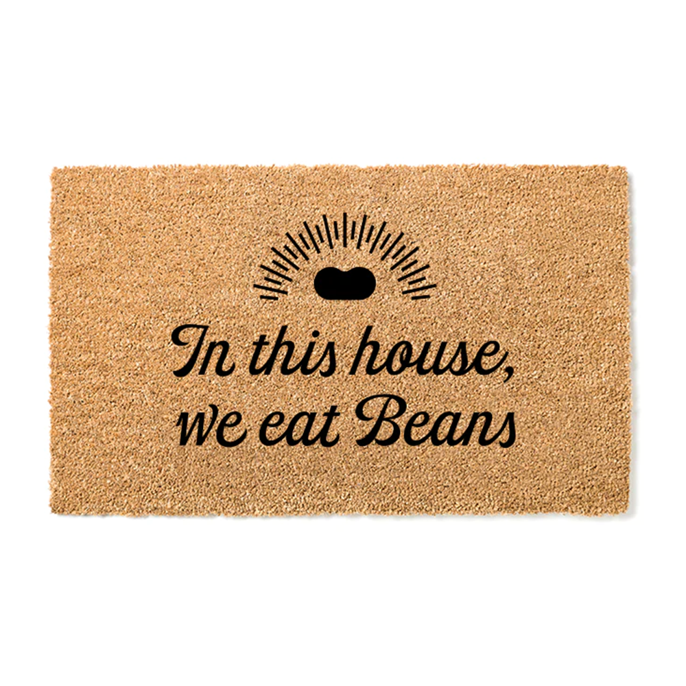 We Eat Beans Doormat