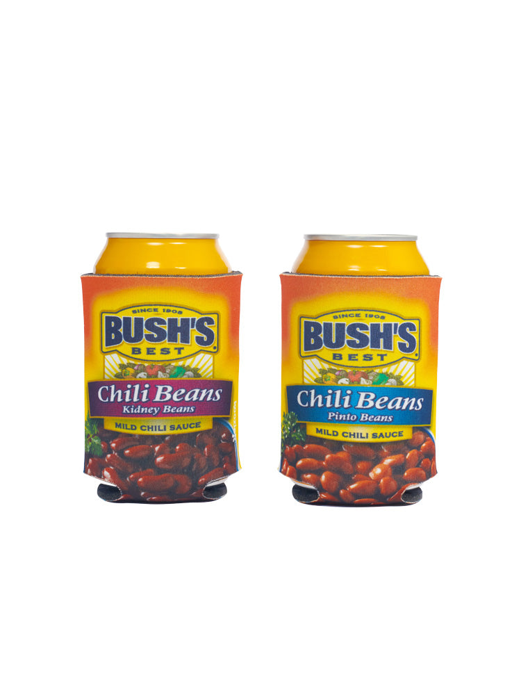 Bush's Can Koozies In Chili Beans